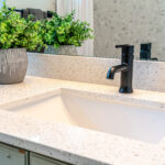 sink & modern faucet installed in local home done by signature team of professional technicians