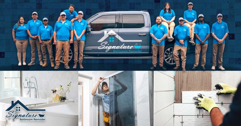 Signature Bathroom Remodeling collage
