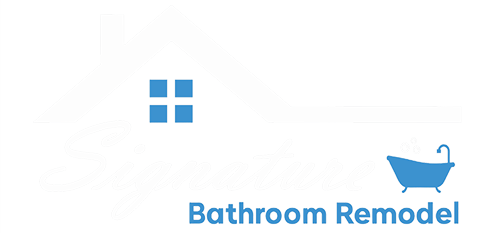 signature bathroom remodel logo - transparent