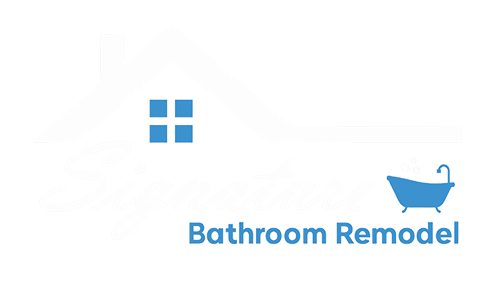signature bathroom remodel logo - transparent