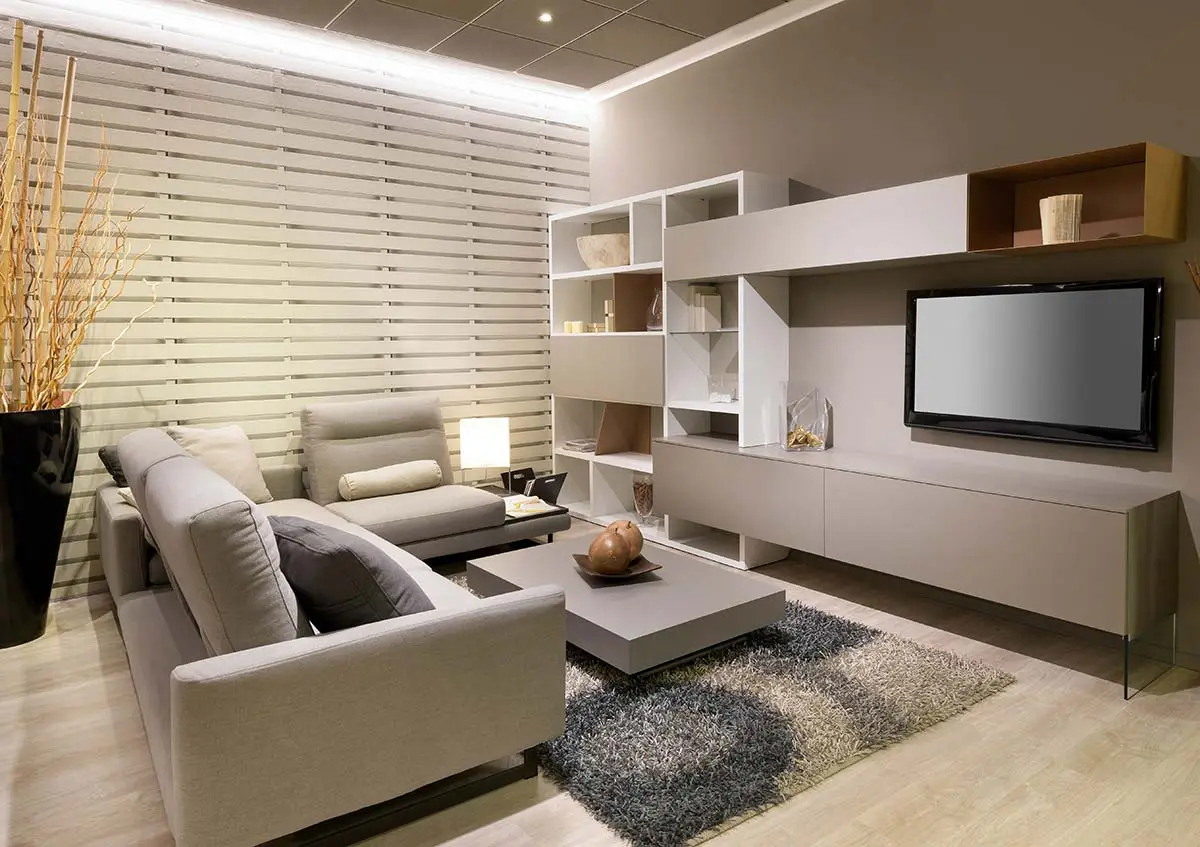 basement living area in local home fully remodeled and designed by professional team of signature technicians