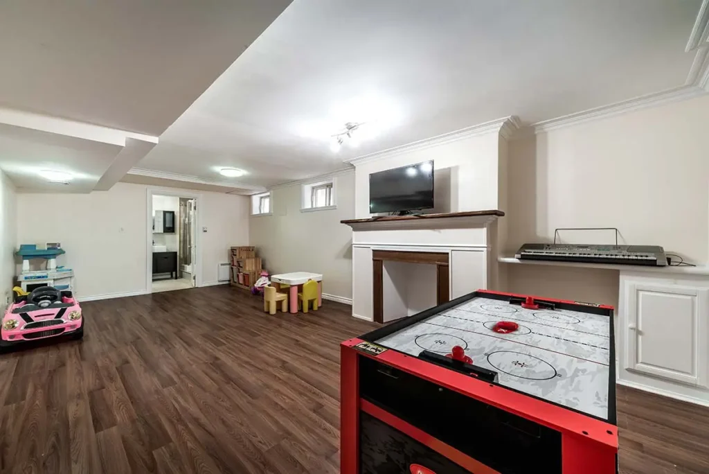 basement playroom