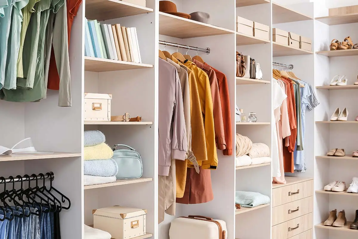 walk in closet remodel