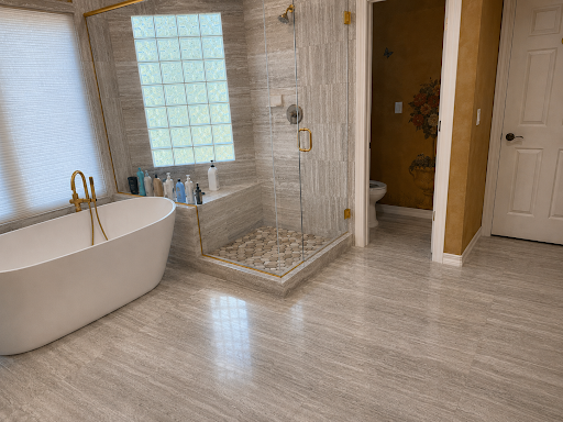 After: Elegant Soaking Tub and Walk in Shower Installed in Highland Ranch, CO